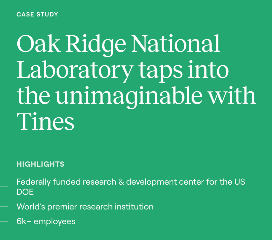 Case Study: Oak Ridge National Labratory 66